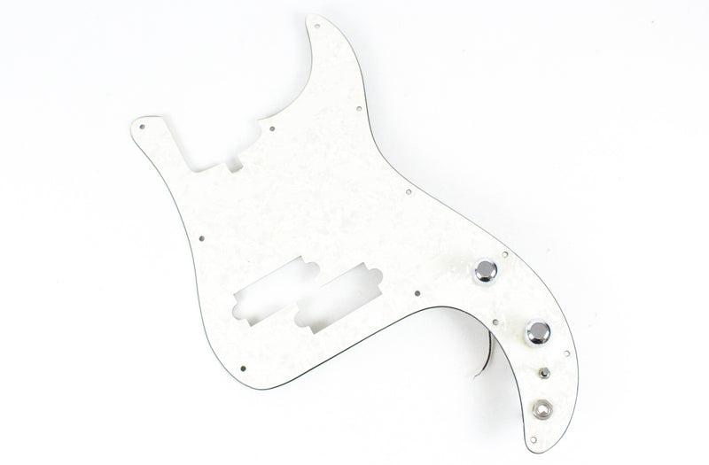 1980s-1990s Vintage Fender Precision Bass Loaded Pickguard ~White Pearloid~