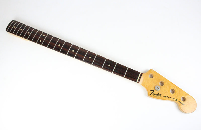 1976-1977 Vintage Fender Precision Bass ~Birds Eye Maple~ Rosewood Fretboard 4-Bolt NECK PBass 1970s USA