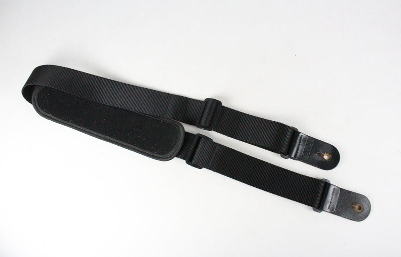 Padded Adjustable Nylon Guitar Strap with Non-Slip Mesh ~Black~
