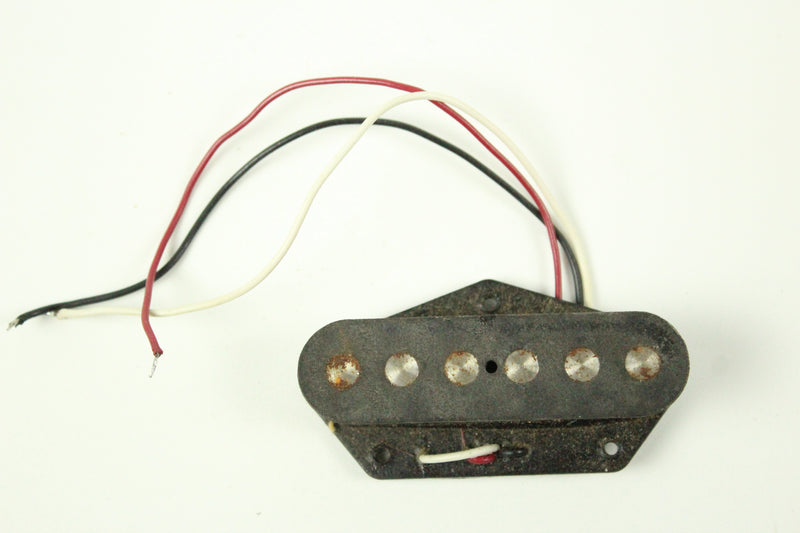 1980s-1990s Vintage Fender Telecaster Bridge PICKUP 3-Wire Black Tele USA