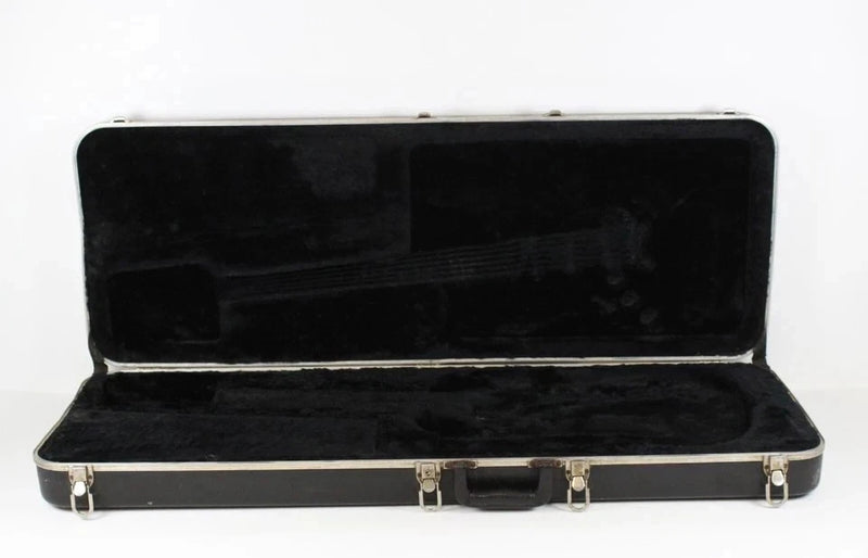 1978 Vintage Fender Stratocaster Molded Black Plastic Hardshell CASE CBS Era 1970s-1980s USA Strat