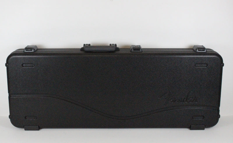 Fender Deluxe Molded Jazzmaster/Jaguar Guitar Case Black ~Gray Plush Interior~ MINT