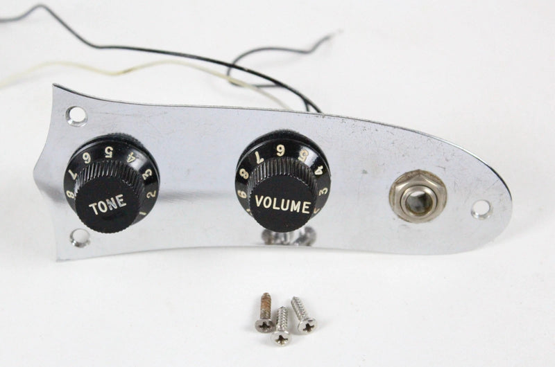 1976 Vintage Fender Mustang Control Plate ~All Original~ CLEAN USA 1970s