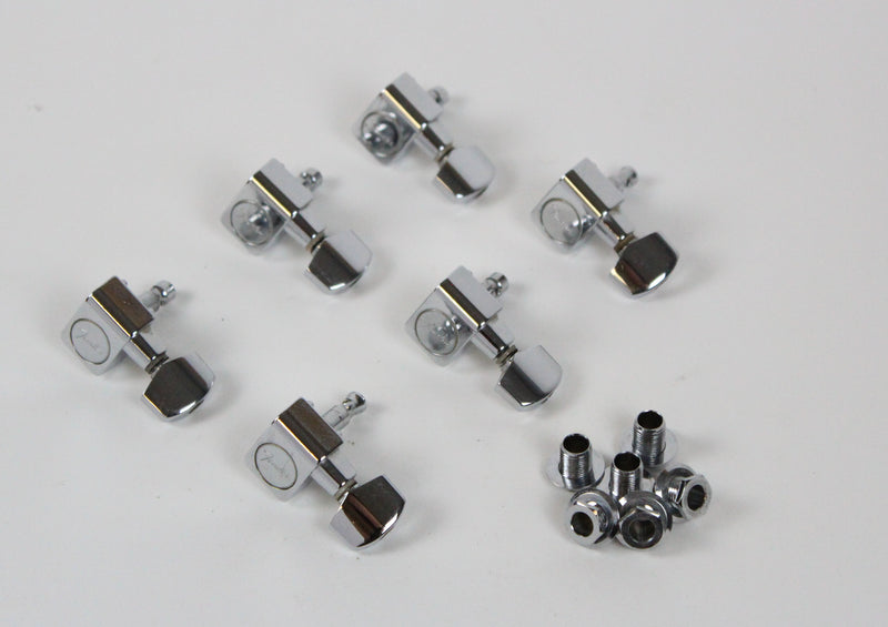 2002 Fender American Standard Stratocaster Schaller Staggered Logo Tele Strat Tuners Tuning Pegs USA