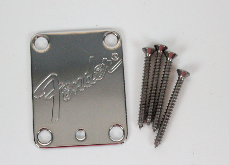 1998 Fender American Standard Stratocaster Chrome Neck Plate 1990s USA
