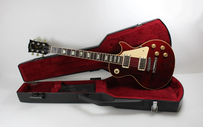 1979-1980 Vintage Gibson Les Paul Standard Wine Red Maple Top ~Kahler Nut~ USA 1980s