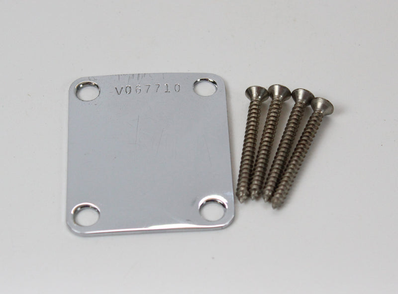 1993 Fender AVRI '62 Stratocaster Neck Plate w/Original Screws 1990s USA