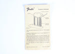 1980s Vintage Fender Stratocaster Tremolo Springs Packet Intruction Envelope USA Strat
