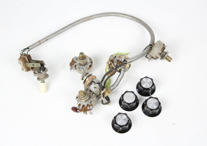 1967 Vintage Fender Coronado I/II/XII Pots,Knobs & Switch Harness 1960s USA