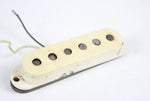 1978 Vintage Fender Stratocaster Gray-Bottom Flat-Pole BRIDGE PICKUP 1970's Strat WHITE Cover
