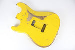 Jason Davis Master Builder 1960's Stratocaster style BODY RELIC Canary Yellow