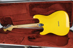 RARE 1981 Vintage Fender Stratocaster Hardtail ~Monaco Yellow~ Maple Neck STRAT +OHSC USA 1970s 1980s