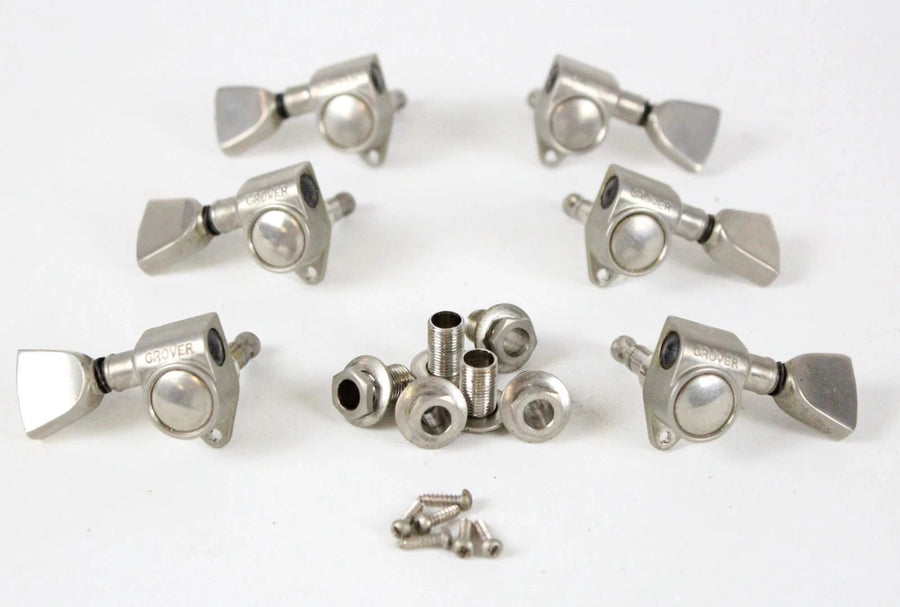 1986 Gibson Les Paul Standard GROVER Nickel Tuners Set Original 1980s USA