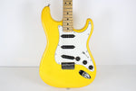 RARE 1981 Vintage Fender Stratocaster Hardtail ~Monaco Yellow~ Maple Neck STRAT +OHSC USA 1970s 1980s
