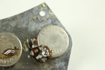1974 Vintage Fender Jazz Bass Control Plate Stackpole Potentiometers Pots Cap 1970's USA