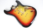 1978 Vintage Fender Stratocaster Sunburst 3-Bolt Hardtail BODY 4.9 lbs STRAT USA 1970s
