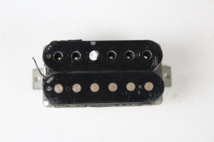 1990s-2000s Vintage Gibson 490R Neck Humbucker Pickup Double Black Bobbin USA Les Paul ~BROKEN~