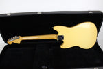 1976 Vintage Fender Musicmaster Guitar Olympic White Blonde All Original ~Rosewood~ USA 1970s CBS
