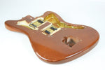 1963 Vintage Fender Jazzmaster BODY ~Lightweight 4.5lbs~ Killer RELIC Brown Refin USA 1960s Pre-CBS L-Series