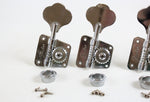 1976-1977 Vintage Fender Jazz/Telecaster/Precision Bass PBass Chrome ~Honest Patina~ TUNERS USA Tuning Pegs 1970s