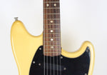 1976 Vintage Fender Musicmaster Guitar Olympic White Blonde All Original ~Rosewood~ USA 1970s CBS