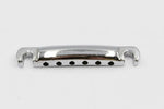 1980s Vintage Epiphone for Gibson Les Paul Stop Tailpiece Chrome