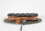 1980 Vintage Fender Stratocaster Gray-Bottom Flat-Pole NECK PICKUP 1979 Strat White Cover