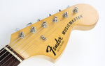 1977 Vintage Fender Musicmaster Guitar Olympic White Blonde All Original ~Beautiful Checking~ USA 1970s CBS