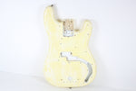 1976-1977 Vintage Fender Precision Bass Olympic White/Blonde ~Refin~ 4-Bolt BODY PBass 1970s USA