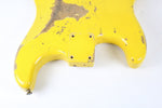 Jason Davis Master Builder 1960's Stratocaster style BODY RELIC Canary Yellow