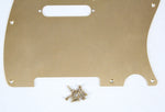 New Fender Telecaster Gold Brushed Aluminum Replacement Pickguard Tele Pick Guard TL