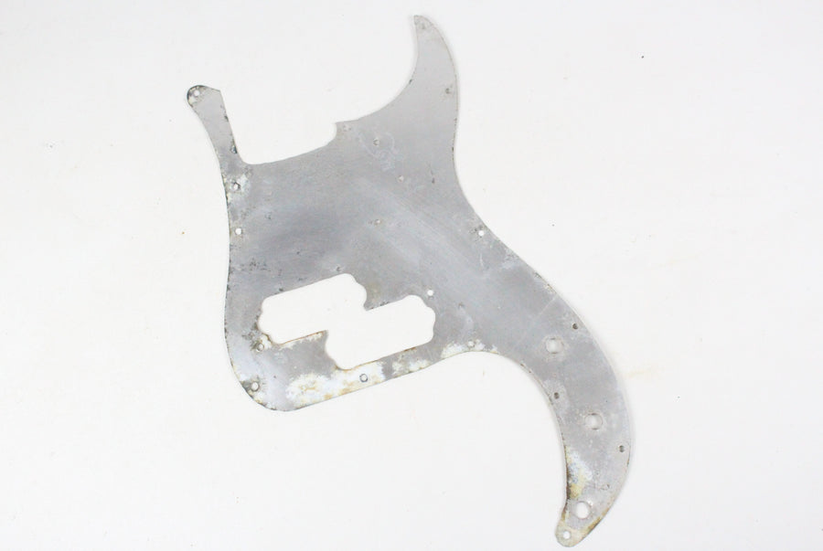 1966 Vintage Fender Precision Bass Pickguard Aluminum Shield PBass USA 1960s