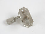 1960s Vintage Kluson Gibson Deluxe Double Line D169400 Metal Knob Tuner Bass Side ~NICKEL~ USA