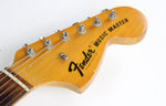 1976 Vintage Fender Musicmaster Guitar Olympic White Blonde All Original ~Rosewood~ USA 1970s CBS