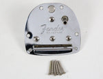 1966 Vintage Fender Jazzmaster/Jaguar Tremolo Vibrato Tailpiece Chrome Very Good w/Original ScrewsEarly-CBS 1960s