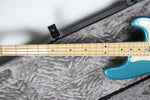2018 Fender American Elite Precision Bass Ocean Turquoise Noiseless Pickup + OHSC USA 2010s