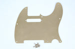 New Fender Telecaster Gold Brushed Aluminum Replacement Pickguard Tele Pick Guard TL