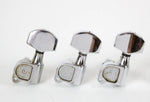 1970s-1980s VINTAGE Schaller Chrome 3x3 Tuners Made in W. Germany for Gibson Les Paul/SG