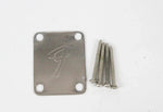 1977 Vintage Fender Precision Bass/Jazz/Telecaster Bass NECKPLATE USA 4-Bolt 1970s w/Original Screws