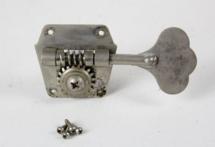 1957 1958 1959 Vintage Fender Precision/Jazz Bass Single Tuner Kluson Reverse Wind Pre-CBS USA ~Honest PATINA~