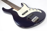 Early 2000's Silvertone Midnight Purple Indigo Jazz Bass J-Style Bass ~Rosewood Fretboard~