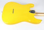 RARE 1981 Vintage Fender Stratocaster Hardtail ~Monaco Yellow~ Maple Neck STRAT +OHSC USA 1970s 1980s