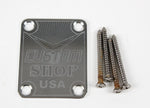 Fender Custom Shop USA Engraved Neck Plate Stratocaster/Telecaster 4-Bolt 1990s