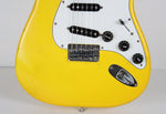 RARE 1981 Vintage Fender Stratocaster Hardtail ~Monaco Yellow~ Maple Neck STRAT +OHSC USA 1970s 1980s