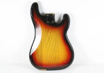 1977 Vintage Fender Precision Bass Lefty Sunburst Ash BODY Left-Handed 1970s USA PBass w/Original Bridge