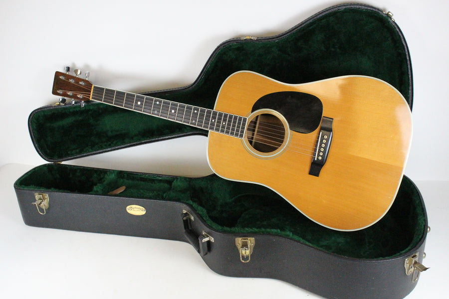 1979 Vintage Martin D-35 Acoustic Guitar Solid Spruce Top, Eboy fingerboard +OHSC USA 1970s
