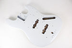 1972 Vintage Fender Jazz Bass 4-Bolt BODY White Re-fin 1970s USA