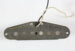 1978 Vintage Fender Stratocaster Gray-Bottom Flat-Pole BRIDGE PICKUP 1970's Strat WHITE Cover