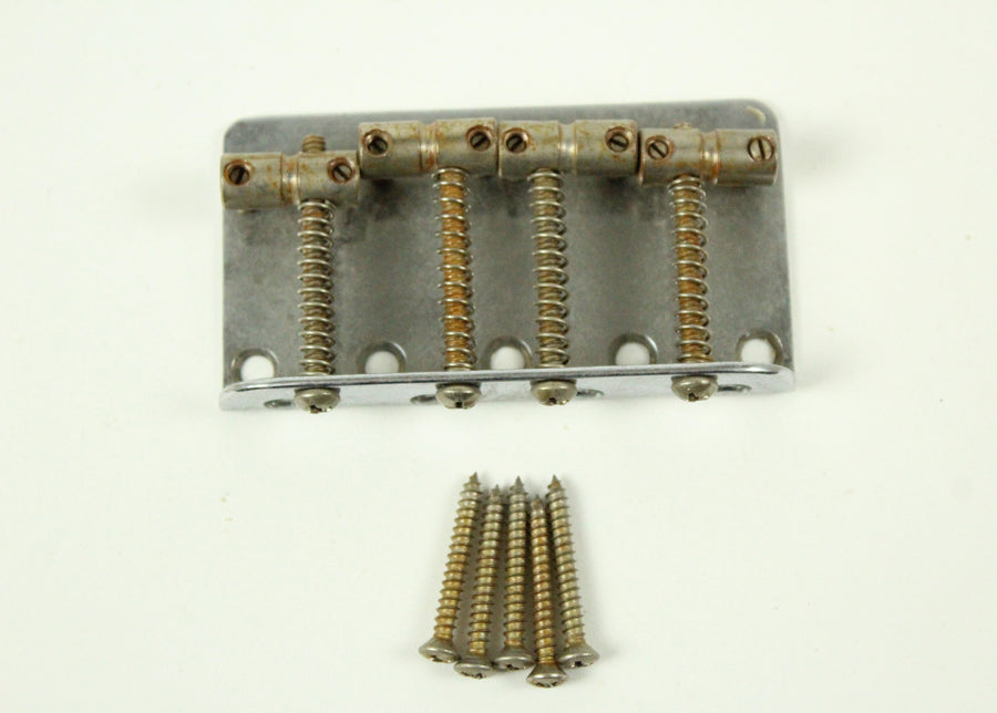 1971 Vintage Fender Precision Jazz PBass Bass BRIDGE w/Screws 1971/1972/1973/1975/1976 USA 1970s Early-CBS