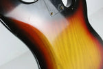 1977 Vintage Fender Precision Bass Lefty Sunburst Ash BODY Left-Handed 1970s USA PBass w/Original Bridge